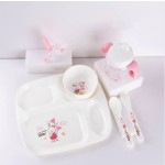Baby Tableware Set Supplier - 6-Piece Silicone Cartoon