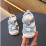 学步鞋生产厂家-新款夏季软底男女童功能凉鞋