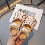 女孩凉鞋供应商-夏季款式0-3岁包头镂空公主鞋