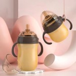 Baby Bottle Supplier - Silicone Handle Baby Bottle