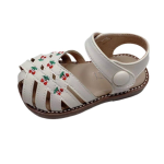 女孩凉鞋供应商-夏季款式0-3岁包头镂空公主鞋