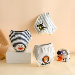 婴儿尿裤工厂-卡通翼纱布防水纯棉拉拉裤