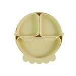 婴儿碗工厂-硅胶分格餐盘食品级卡通螃蟹