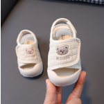 婴儿凉鞋生产厂家-夏季防踢沙滩学步鞋0-3岁