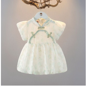 Girls Dress Supplier - One-year-old Retro Princess