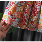 婴儿服装生产厂家-精品婴儿服装夏季碎花公主裙