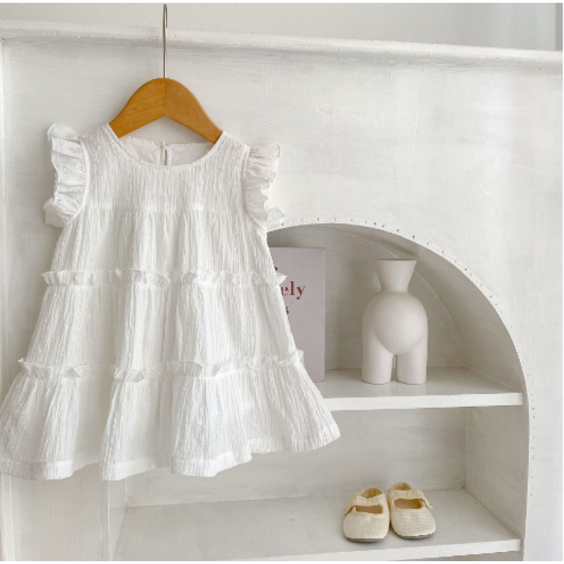 Baby Dress Supplier - Summer Style Round Neck