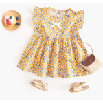 婴儿连衣裙供应商-新款时尚女童纯棉碎花韩版