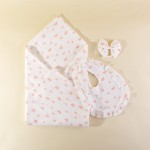 襁褓套装工厂-波西米亚复古彩虹襁褓头带套装