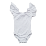 芭蕾舞连体衣生产厂家-义乌婴儿短荷叶袖连体衣