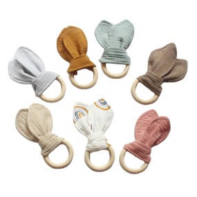 木质磨牙器生产厂家-木质感官训练手环玩具