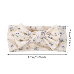 婴儿头带套装工厂-3件套新款纯色花卉