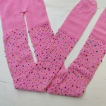 闪亮紧身裤供应商- RTS新款亮片闪亮网眼