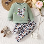 婴儿运动服工厂-秋季西部风格迷彩运动套装