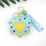 斜挎包生产厂家-2025批发可爱心形硅胶包