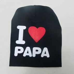 婴儿针织帽生产厂家-五角星印花软圆顶