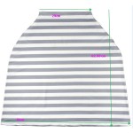 哺乳披肩工厂-弹性汽车座椅罩旅行喂养巾