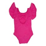 芭蕾舞连体衣生产厂家-可定制夏季荷叶袖结背