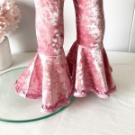 喇叭裤供应商-批发儿童服装女童荷叶边打底裤