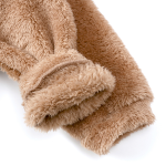 儿童夹克供应商-2025新款儿童长拉链羊毛外套