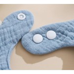 婴儿围兜工厂-纯色穆斯林围兜100%棉口水巾