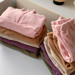 运动服生产厂家-秋冬婴儿加绒立领运动套装