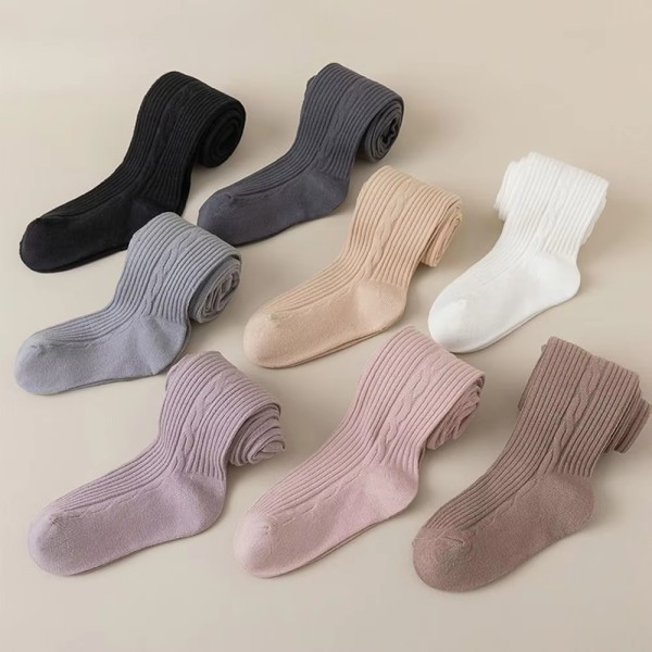 儿童紧身裤工厂-0-12岁女童罗纹针织连裤袜