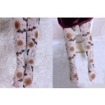 万圣节连裤袜供应商-女童万圣节南瓜蜘蛛