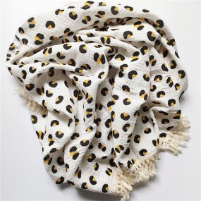 Baby Blanket Supplier - Boho Leopard Floral