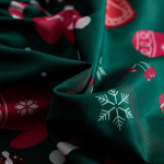 圣诞裙工厂-节日穿着女童红色荷叶袖连衣裙