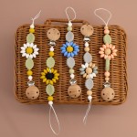 安抚奶嘴夹生产厂家-批发可定制向日葵夹