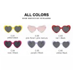 UV太阳镜生产厂家-时尚爱心UV400偏光镜