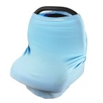 哺乳披肩工厂-弹性汽车座椅罩旅行喂养巾