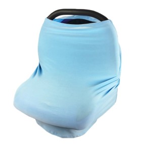 哺乳披肩工厂-弹性汽车座椅罩旅行喂养巾