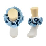 女童袜生产厂家-新款女童双层蕾丝边公主袜