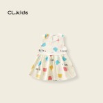 女童裙供应商-2025新款夏季女童柔软宽松碎花