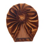 婴儿帽生产厂家-新生儿天鹅绒头巾帽睡眠蜗牛卷