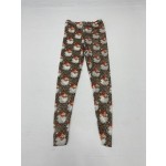 圣诞连裤袜生产厂家-圣诞豹纹圣诞老人连裤袜