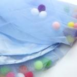 婴儿蓬蓬裙生产厂家-批发女婴绒球软纱蓬蓬裙