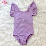 芭蕾舞连体衣供应商-95%棉5%氨纶珊瑚色