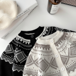 婴儿服装供应商-秋季婴儿菱形提花连体衣爬行服