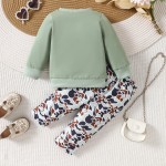 婴儿运动服工厂-秋季西部风格迷彩运动套装