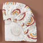 Crib Sheet Manufacturer - Boho Neutral Rainbow