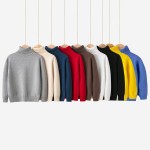 婴儿毛衣工厂-2025秋冬保暖婴儿高领毛衣