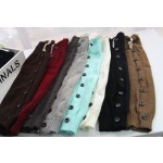 护腿生产厂家-时尚冬季女士蕾丝纽扣护腿