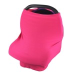 哺乳披肩工厂-弹性汽车座椅罩旅行喂养巾