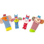 婴儿袜生产厂家-批发男女婴腕铃袜益智