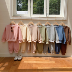 韩版套装工厂-2025秋季韩版长袖华夫格套装