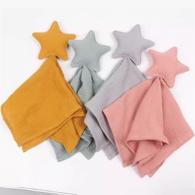 安全毯供应商-星星月亮安抚毯舒适玩具毯