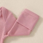 新生儿套装工厂-新生儿华夫格棉袍翻折手套